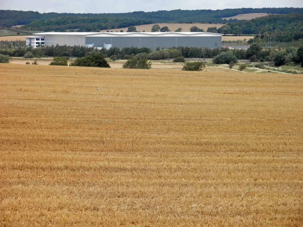 ASOS distribution warehouse building in Darfield, South Yorkshire