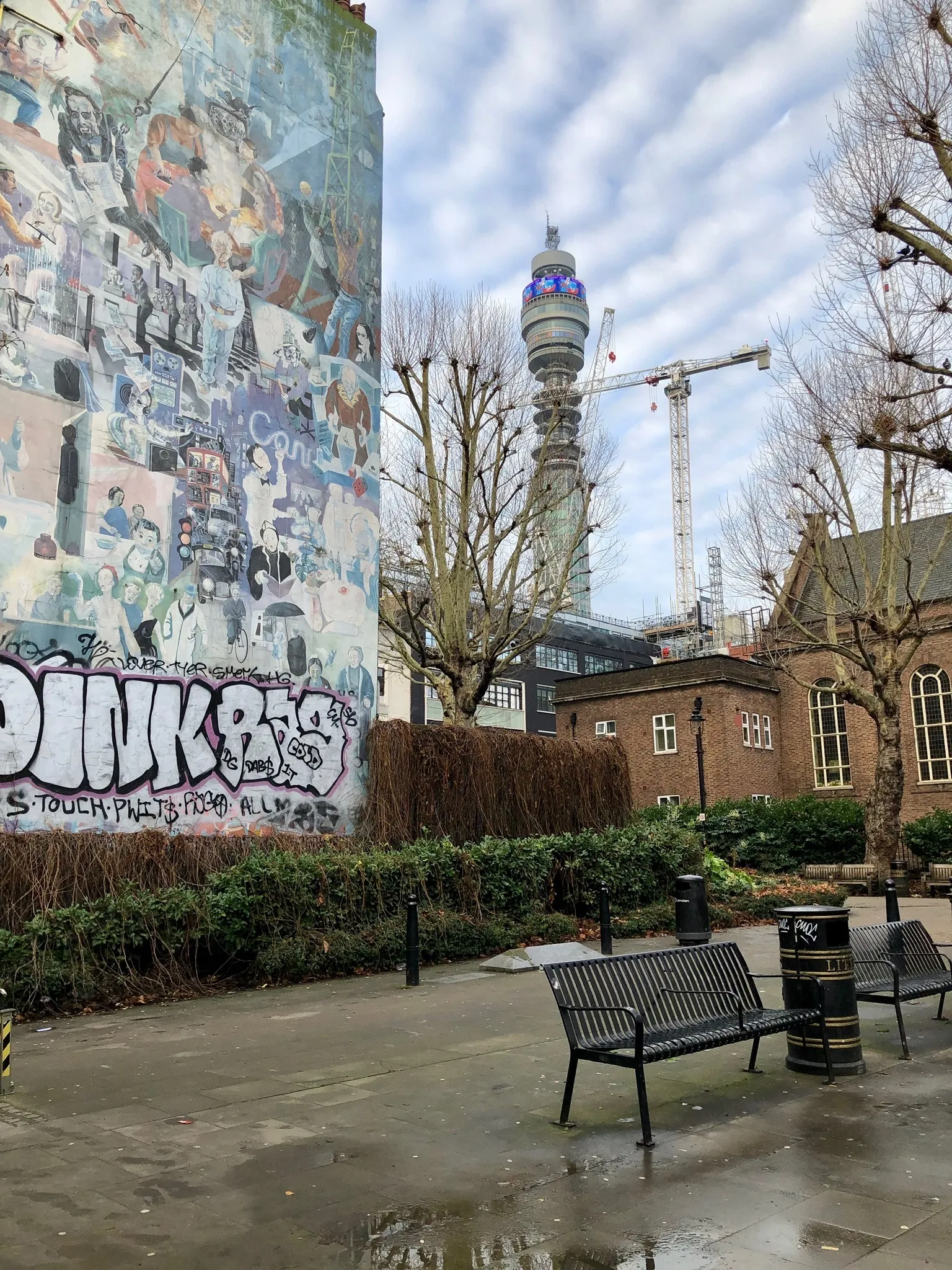 The BT Tower in London, headquarters symbol of BT Group, which has agreed a £400 million rescue deal for TalkTalk