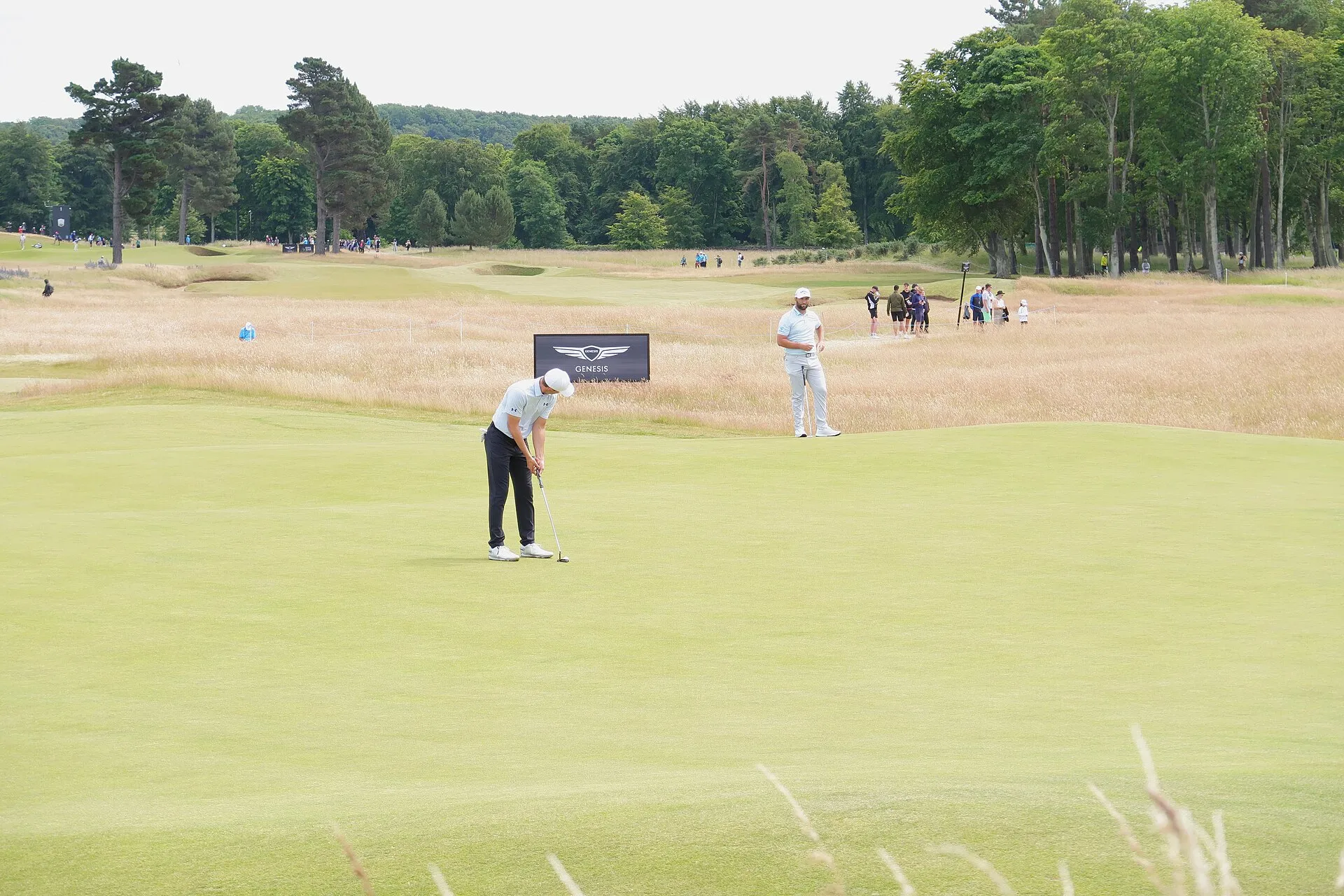 Jon Rahm with Jordan Spieth at the 2022 Scottish Open