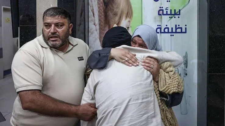 Distraught Palestinian family mourns teens killed in Al-Mughayyir.