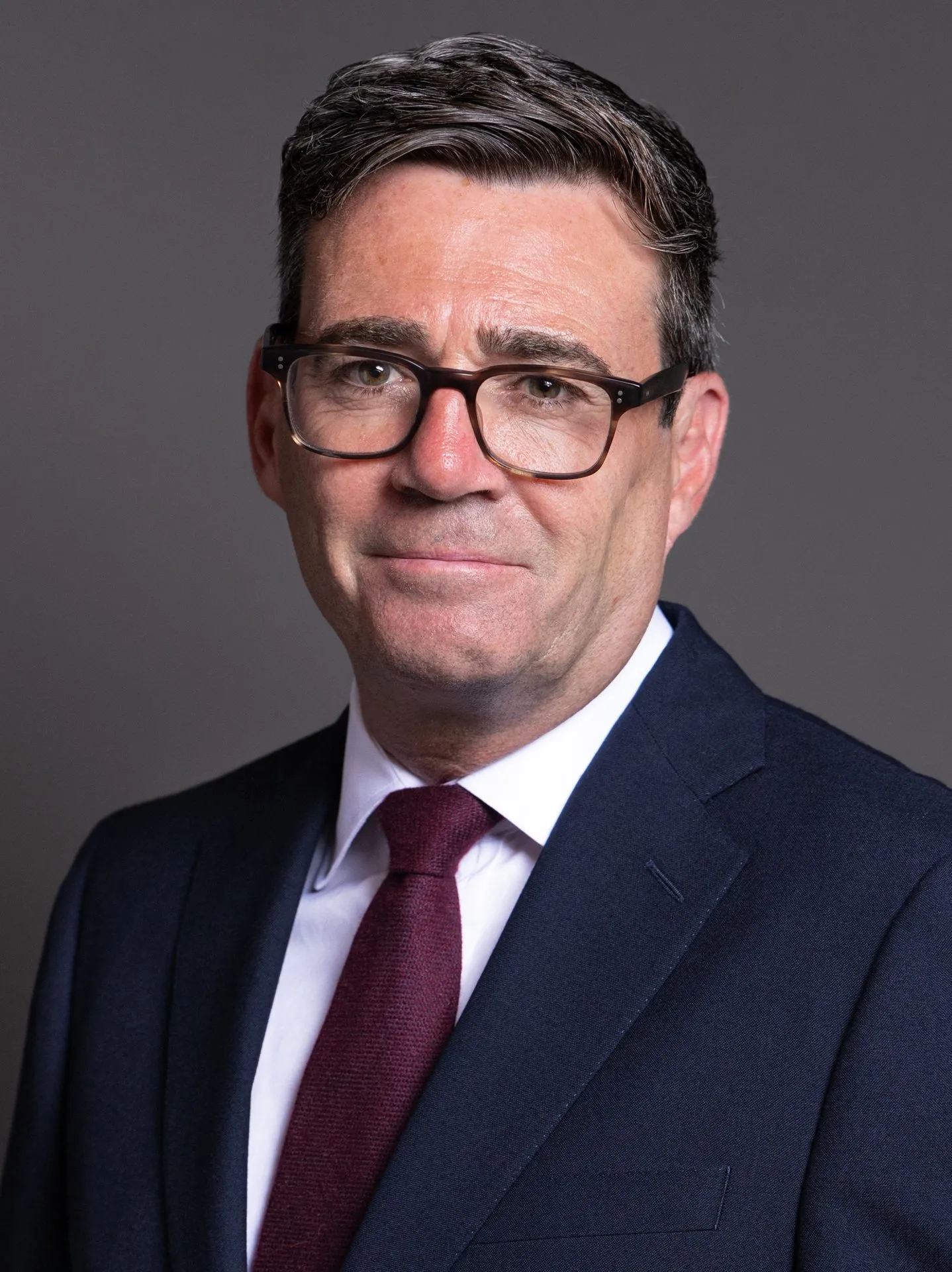 Official portrait of Prime Minister Andy Burnham