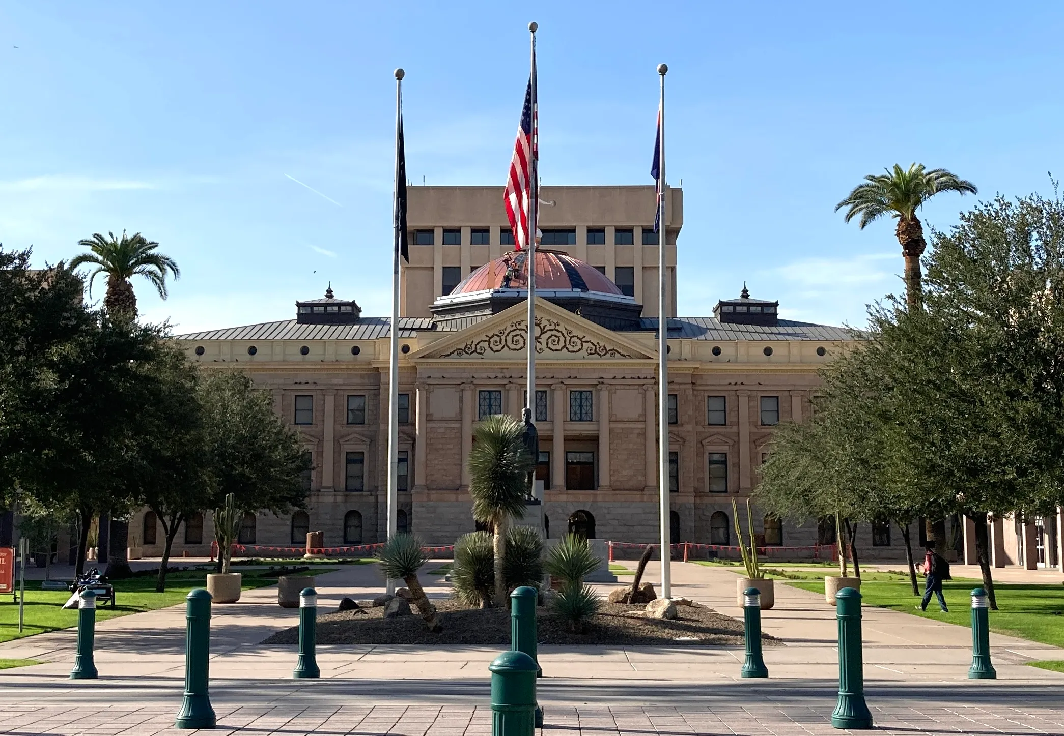 The Arizona State Capitol building in Phoenix, photographed in daytime